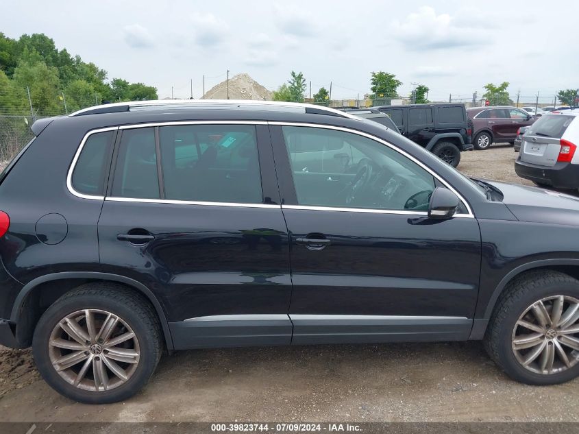 2012 Volkswagen Tiguan Se VIN: WVGBV7AX8CW564281 Lot: 39823744