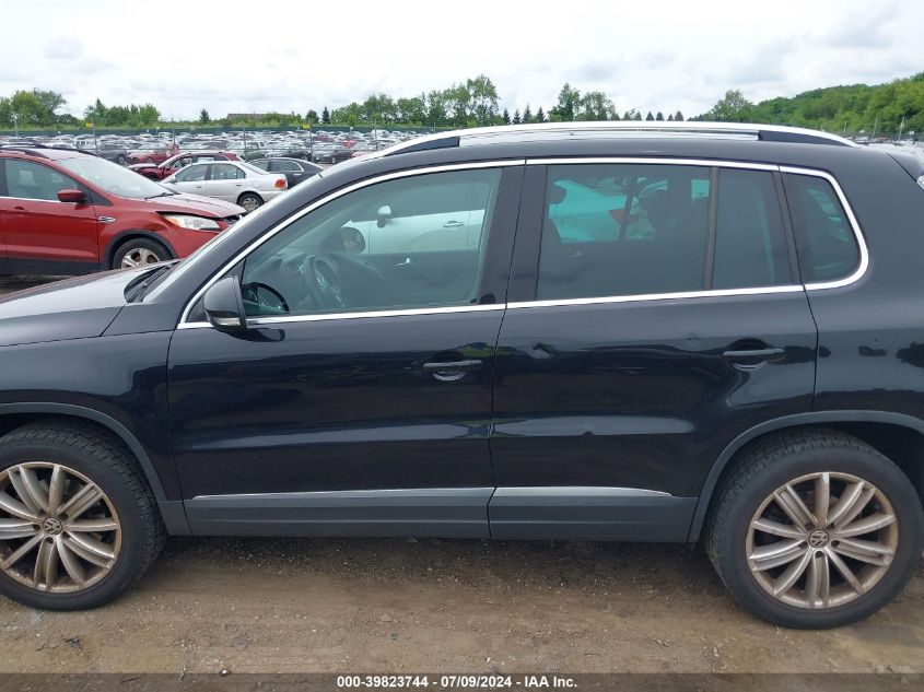 2012 Volkswagen Tiguan Se VIN: WVGBV7AX8CW564281 Lot: 39823744