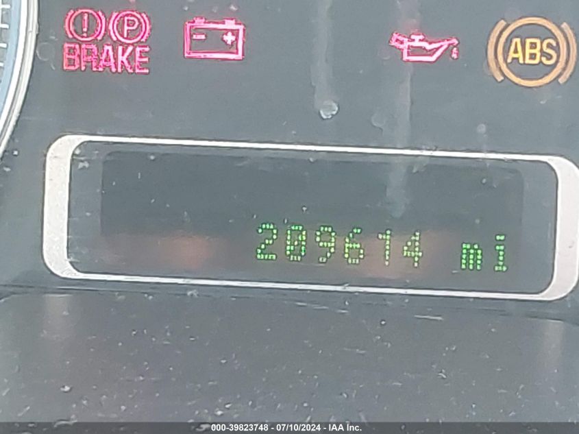 2009 Ford Taurus Limited VIN: 1FAHP25W89G123787 Lot: 39823748