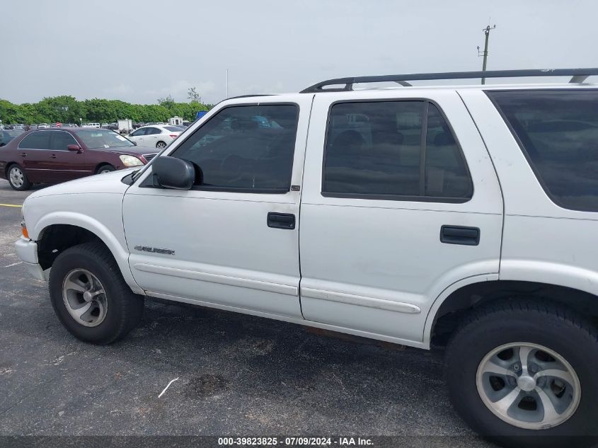2003 Chevrolet Blazer Ls VIN: 1GNCS13X73K148877 Lot: 39823825
