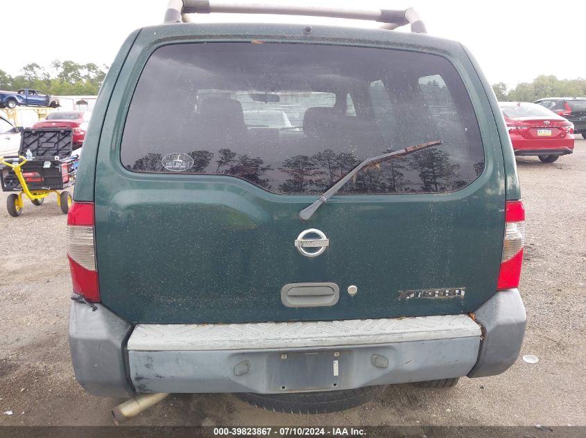 2002 Nissan Xterra Xe VIN: 5N1ED28T42C551789 Lot: 39823867