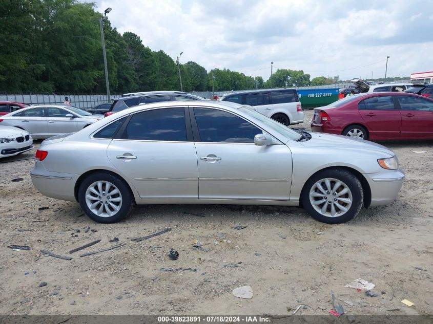 2007 Hyundai Azera Limited/Se VIN: KMHFC46F57A225163 Lot: 39823891