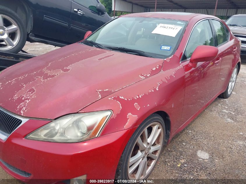2006 Lexus Is 250 VIN: JTHBK262465000388 Lot: 39823917