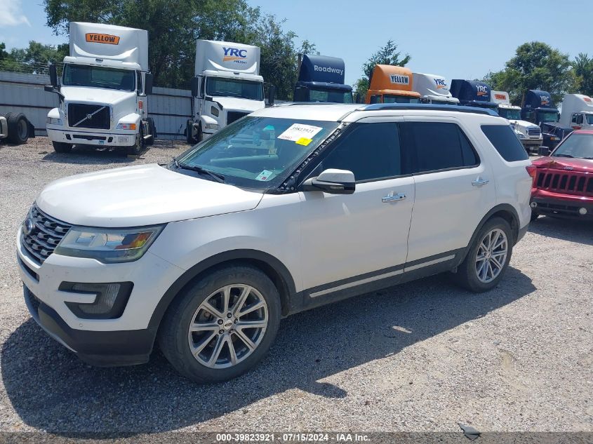 2016 Ford Explorer Limited VIN: 1FM5K7F87GGA98687 Lot: 39823921