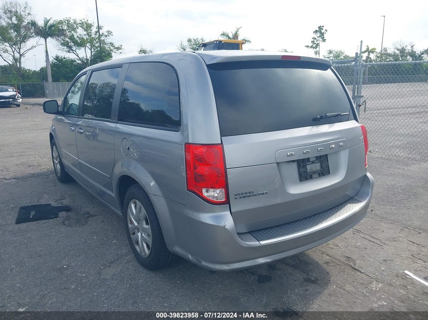 2017 DODGE GRAND CARAVAN SE - 2C4RDGBG4HR618647
