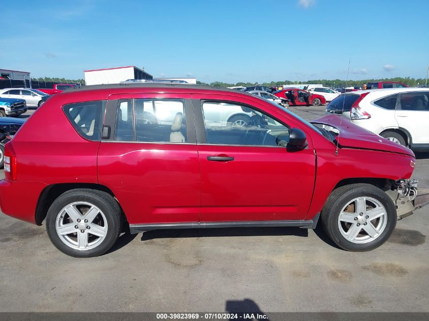 2007 Jeep Compass Sport VIN: 1J8FT47W17D181043 Lot: 39823969