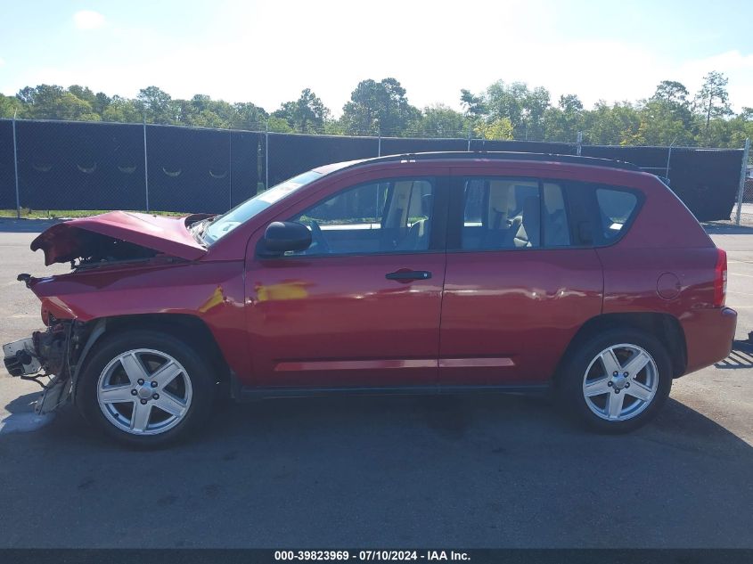 2007 Jeep Compass Sport VIN: 1J8FT47W17D181043 Lot: 39823969