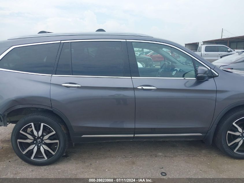 2021 Honda Pilot Awd Elite VIN: 5FNYF6H05MB042146 Lot: 39823988