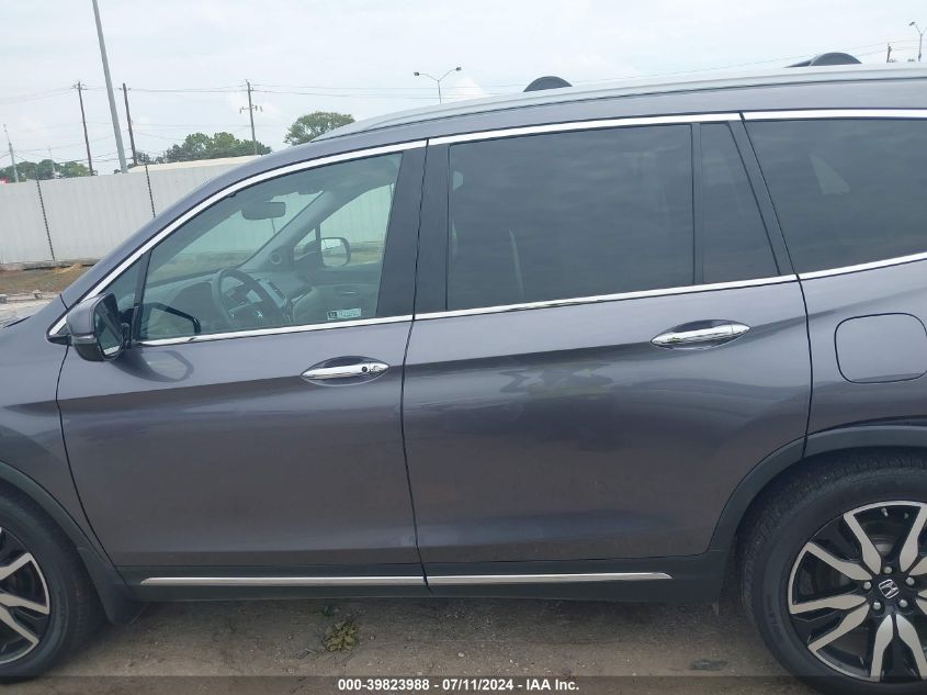 2021 Honda Pilot Awd Elite VIN: 5FNYF6H05MB042146 Lot: 39823988
