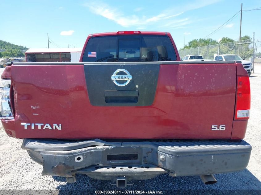 2004 Nissan Titan Xe VIN: 1N6AA06A64N504978 Lot: 39824011