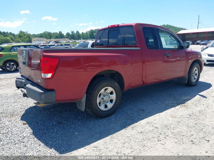 2004 Nissan Titan Xe VIN: 1N6AA06A64N504978 Lot: 39824011