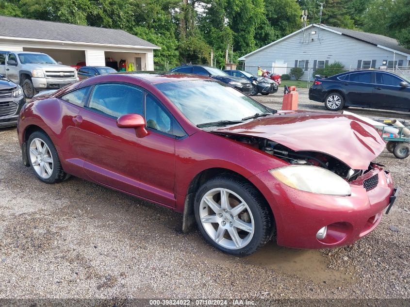 2007 Mitsubishi Eclipse Gt VIN: 4A3AK34T07E006038 Lot: 39824022