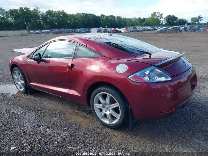 2007 Mitsubishi Eclipse Gt VIN: 4A3AK34T07E006038 Lot: 39824022