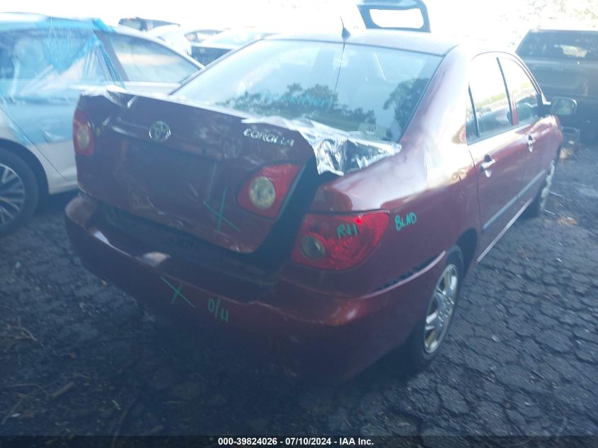 2005 Toyota Corolla Ce VIN: 1NXBR32E95Z383702 Lot: 39824026