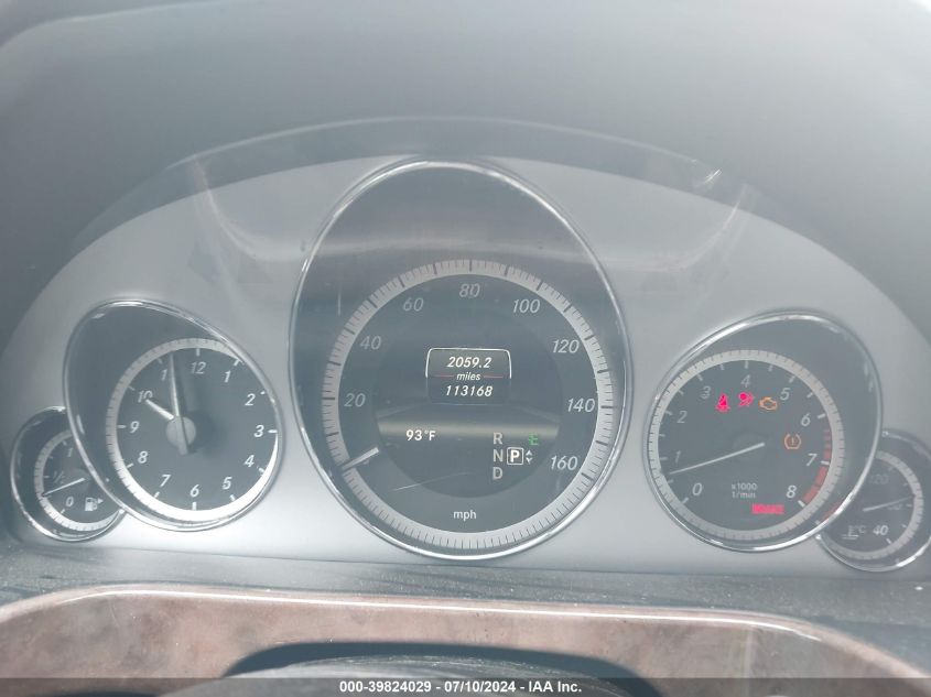 2013 Mercedes-Benz E 350 VIN: WDDHF5KBXDA707349 Lot: 39824029