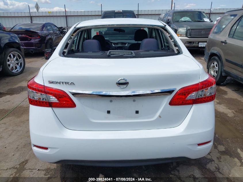 2015 Nissan Sentra S VIN: 3N1AB7AP3FY357967 Lot: 39824041