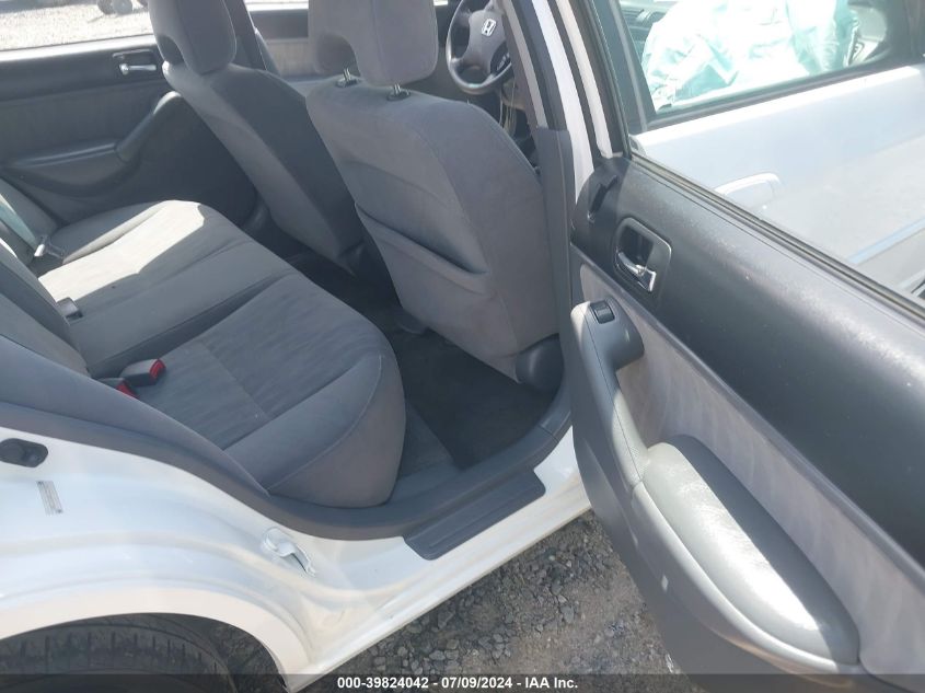 2003 Honda Civic Lx VIN: 1HGES16543L005912 Lot: 39824042