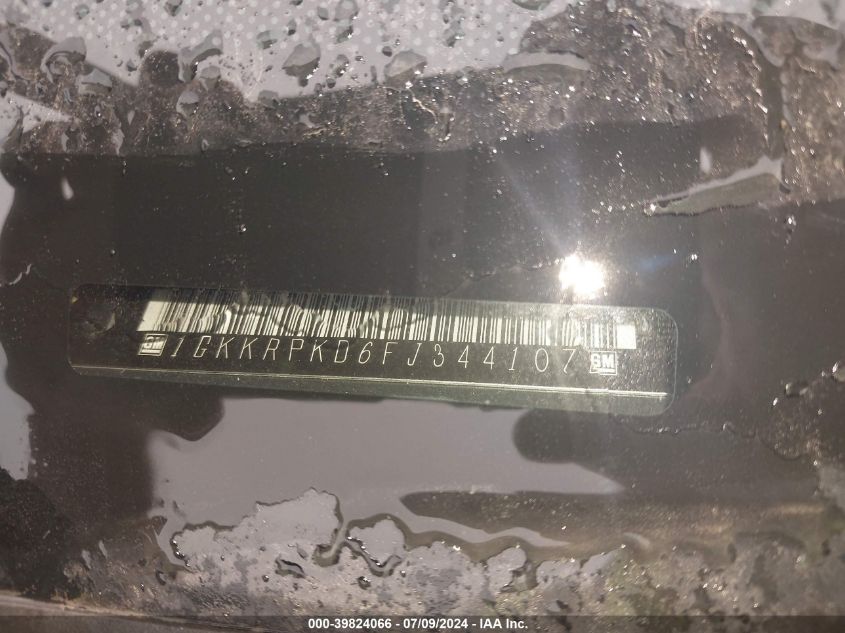 2015 GMC Acadia Sle VIN: 1GKKRPKD6FJ344107 Lot: 39824066