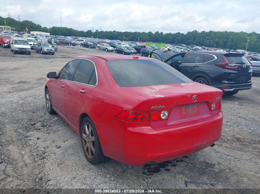 2005 Acura Tsx VIN: JH4CL96975C001262 Lot: 39824083