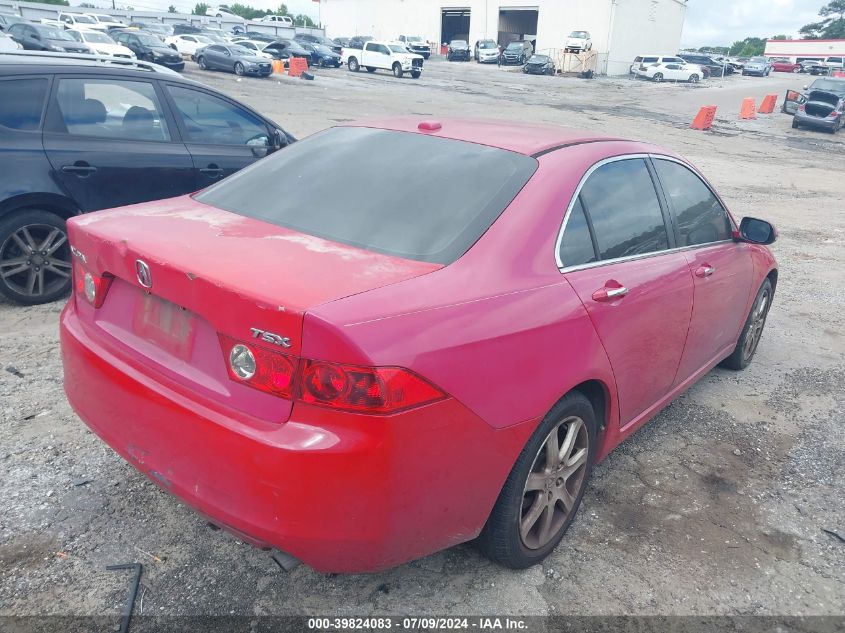 2005 Acura Tsx VIN: JH4CL96975C001262 Lot: 39824083