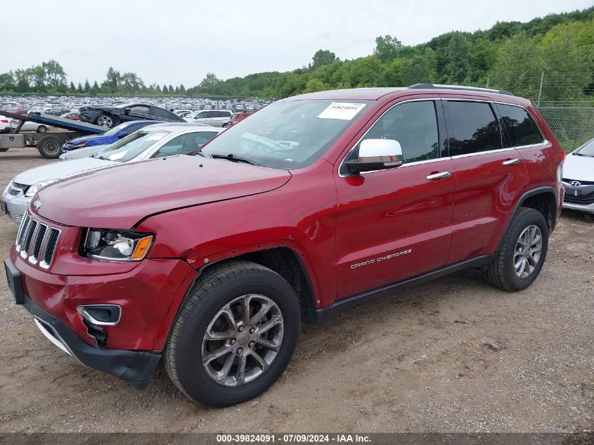 2014 Jeep Grand Cherokee Limited VIN: 1C4RJFBGXEC196763 Lot: 39824091