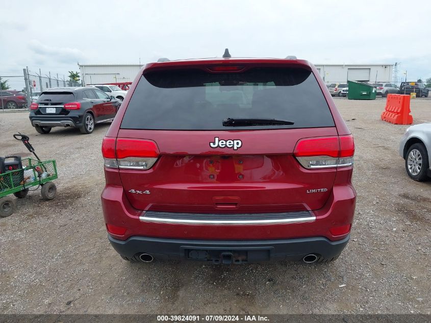 2014 Jeep Grand Cherokee Limited VIN: 1C4RJFBGXEC196763 Lot: 39824091