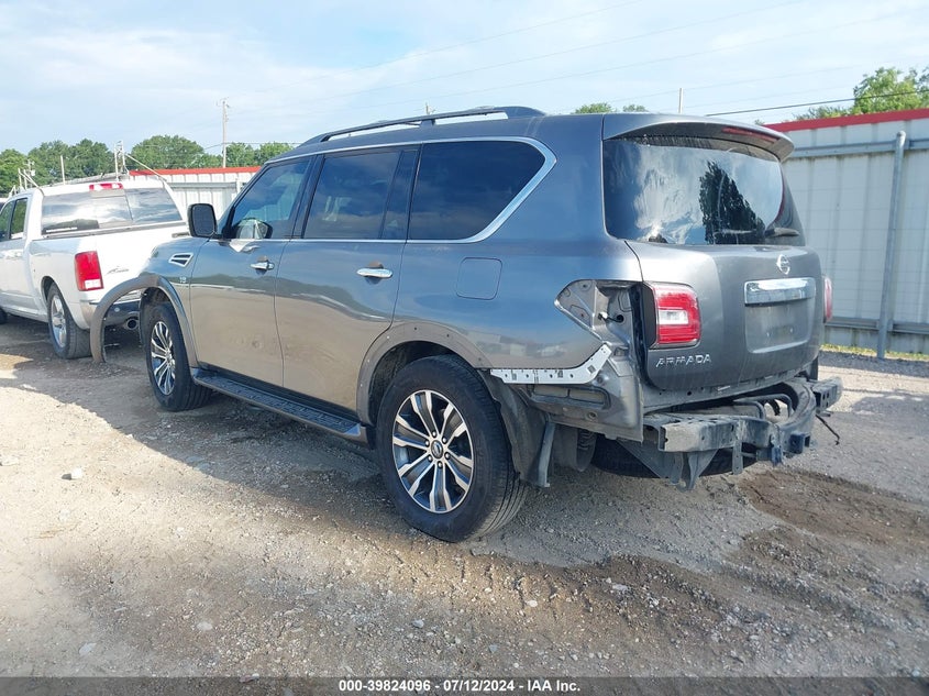 2019 Nissan Armada Sv/Sl/Platinum VIN: JN8AY2ND7KX008860 Lot: 39824096