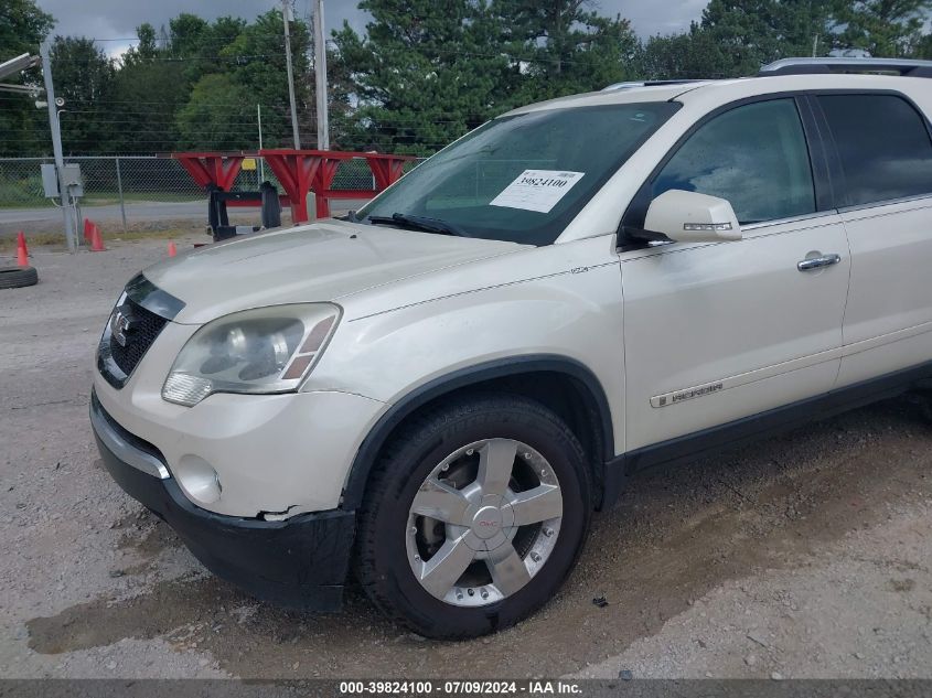 2008 GMC Acadia Slt-2 VIN: 1GKER33748J249384 Lot: 39824100