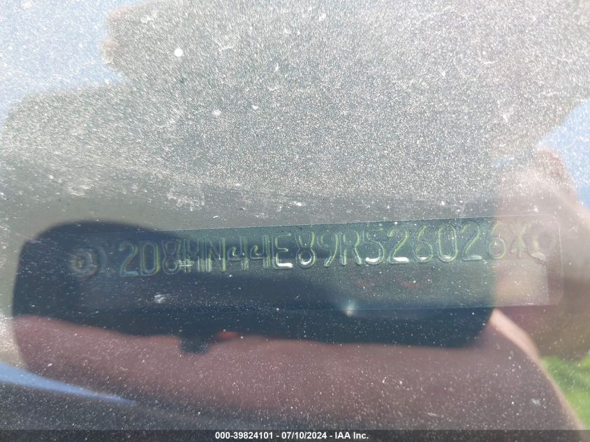 2009 Dodge Grand Caravan Se VIN: 2D8HN44E89R526026 Lot: 39824101