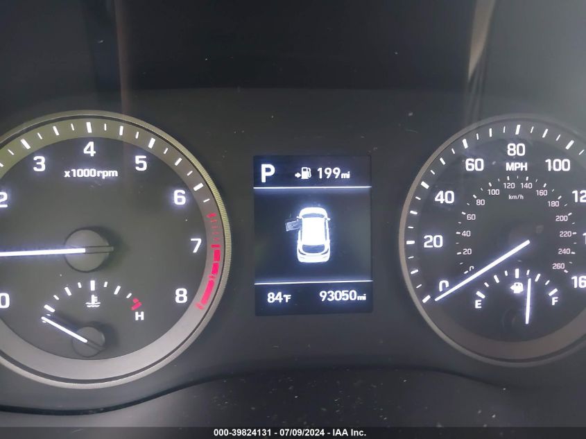 2019 Hyundai Tucson Sport VIN: KM8J33AL2KU932097 Lot: 39824131