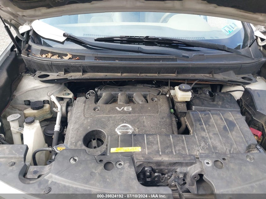 2011 Nissan Murano S/Sl/Le VIN: JN8AZ1MW6BW167515 Lot: 39824192