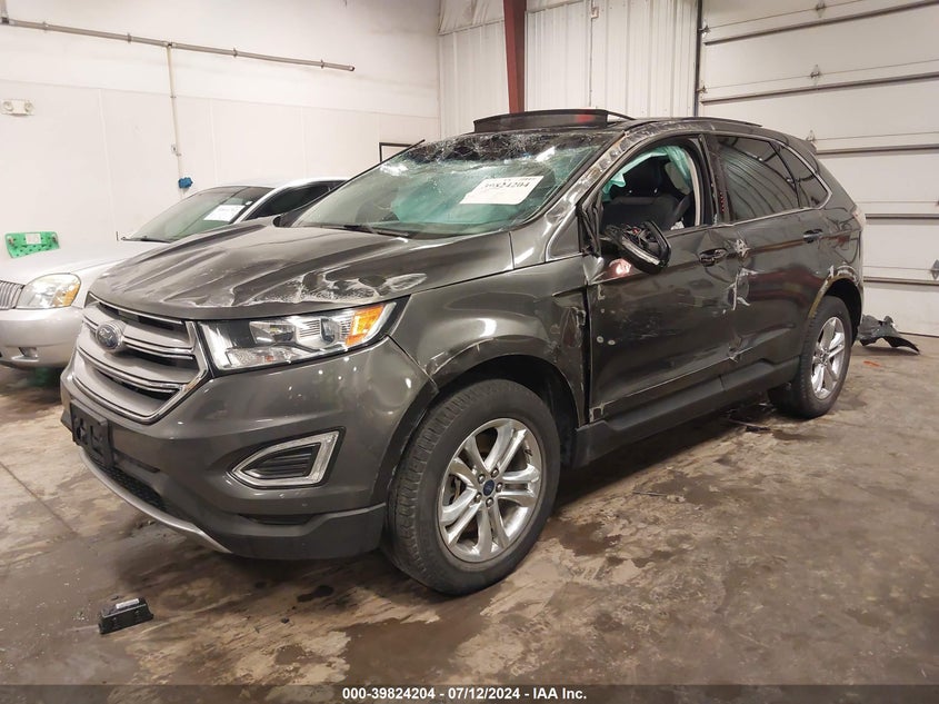 VIN 2FMPK4J90JBB91220 2018 FORD EDGE SEL