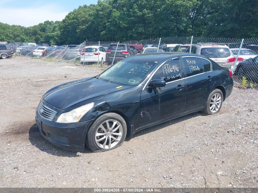 2008 Infiniti G35X VIN: JNKBV61F48M250361 Lot: 39824205