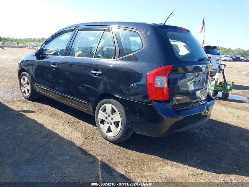 2009 Kia Rondo Lx Base VIN: KNAFG528997282601 Lot: 39824218