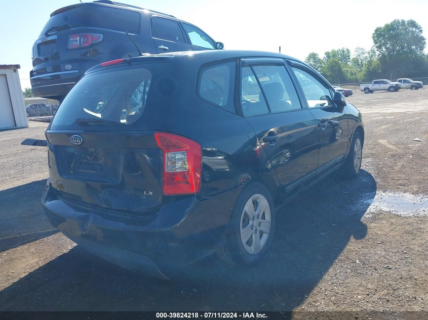 2009 Kia Rondo Lx Base VIN: KNAFG528997282601 Lot: 39824218