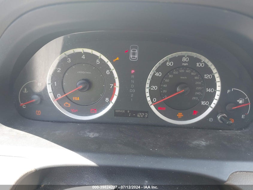 2009 Honda Accord 2.4 Lx-P VIN: 1HGCP26479A196980 Lot: 39824227