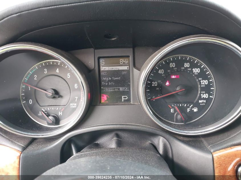 2012 Jeep Grand Cherokee Overland VIN: 1C4RJFCT3CC327377 Lot: 39824235