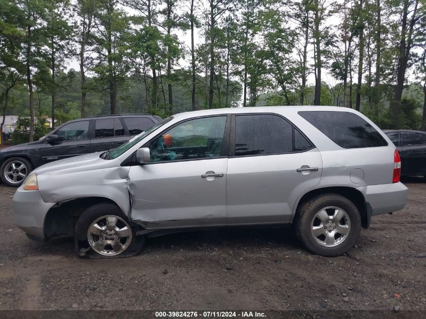 2003 Acura Mdx VIN: 2HNYD18203H545631 Lot: 39824276