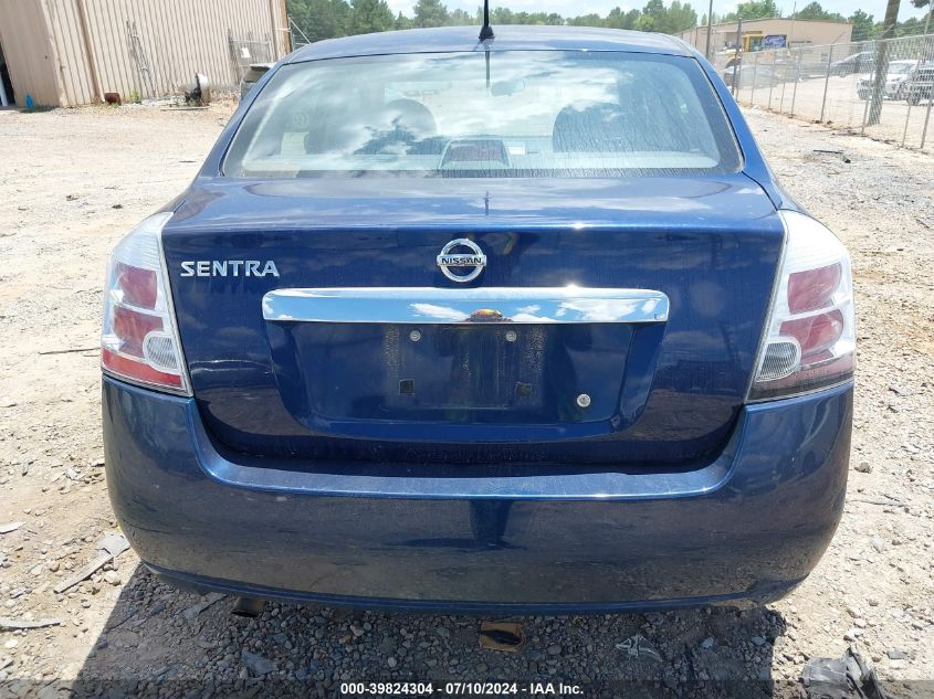 2010 Nissan Sentra 2.0/2.0S/Sr/2.0Sl VIN: 3N1AB6AP8AL715841 Lot: 39824304