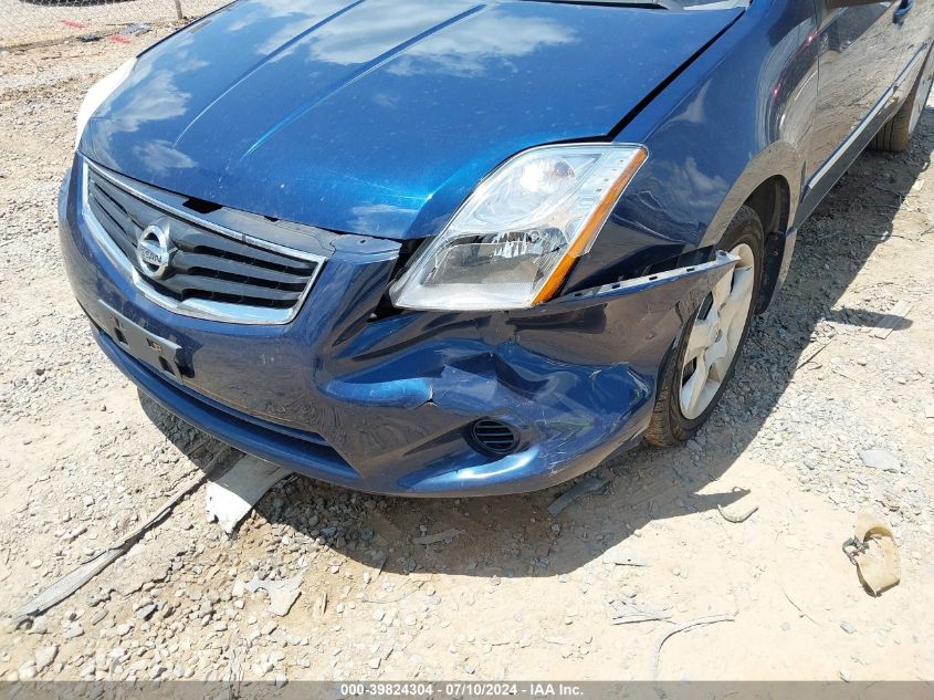 2010 Nissan Sentra 2.0/2.0S/Sr/2.0Sl VIN: 3N1AB6AP8AL715841 Lot: 39824304