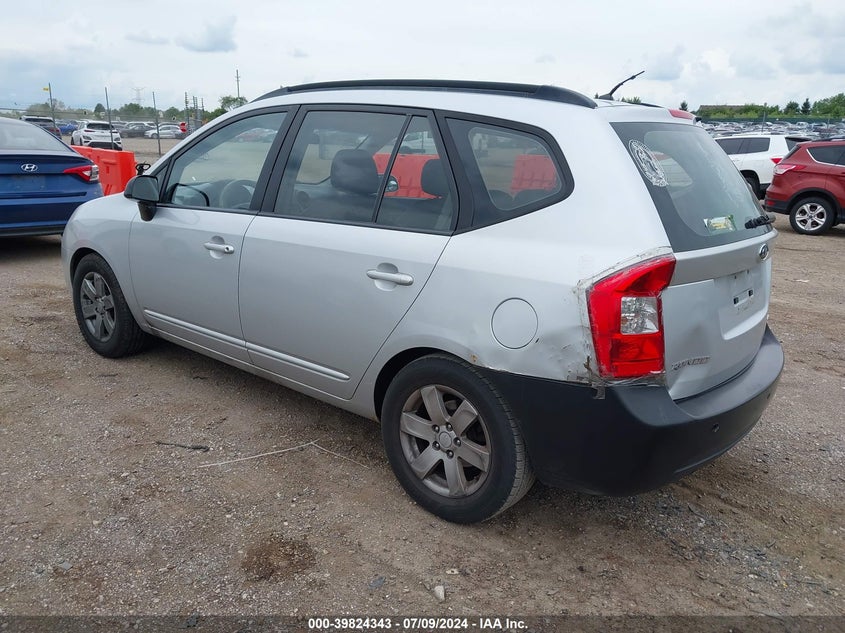 2008 Kia Rondo Lx V6 VIN: KNAFG526887167114 Lot: 39824343