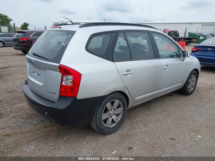 2008 Kia Rondo Lx V6 VIN: KNAFG526887167114 Lot: 39824343