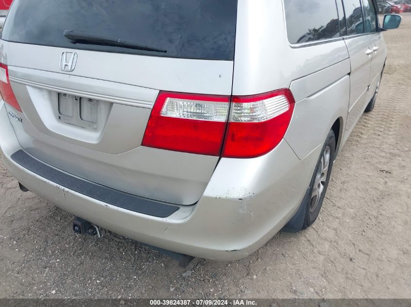 2006 Honda Odyssey Ex-L VIN: 5FNRL38676B450022 Lot: 39824387