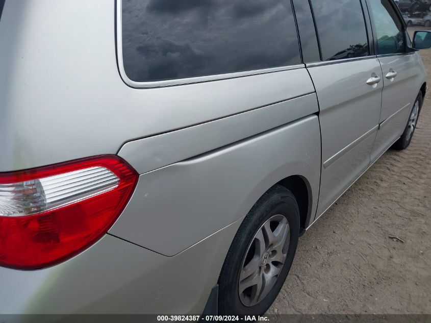 2006 Honda Odyssey Ex-L VIN: 5FNRL38676B450022 Lot: 39824387