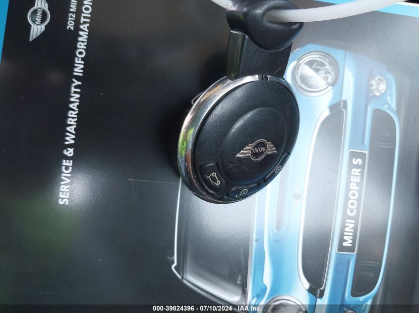 2012 Mini Cooper VIN: WMWSU3C58CT540816 Lot: 39824396