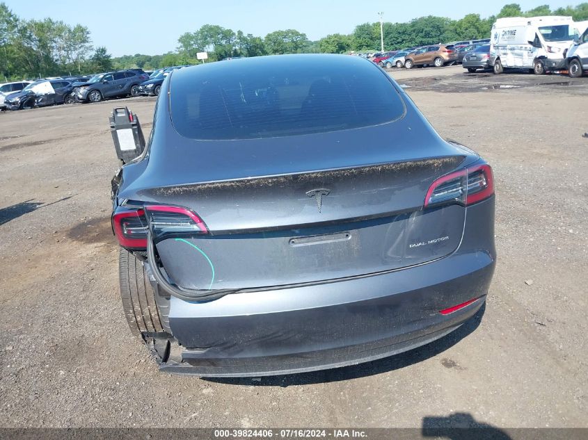 2023 Tesla Model 3 Long Range Dual Motor All-Wheel Drive VIN: 5YJ3E1EBXPF592131 Lot: 39824406