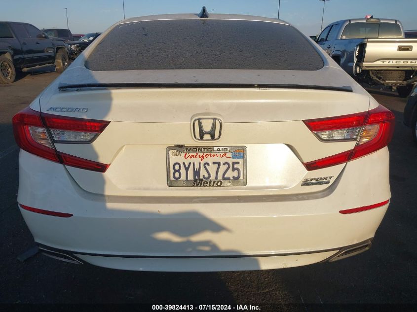 2021 Honda Accord Sport Special Edition VIN: 1HGCV1F44MA111800 Lot: 39824413