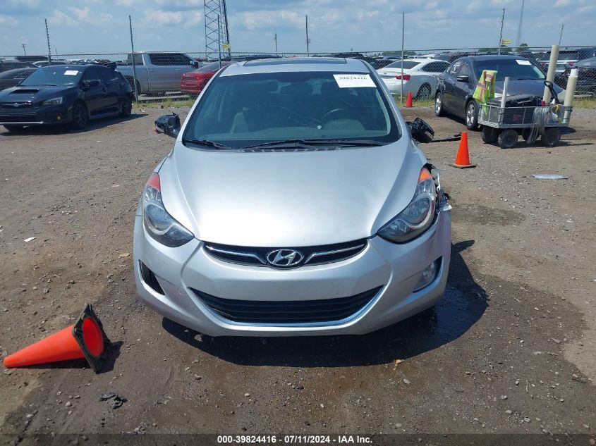 2013 Hyundai Elantra Limited VIN: 5NPDH4AE4DH187053 Lot: 39824416