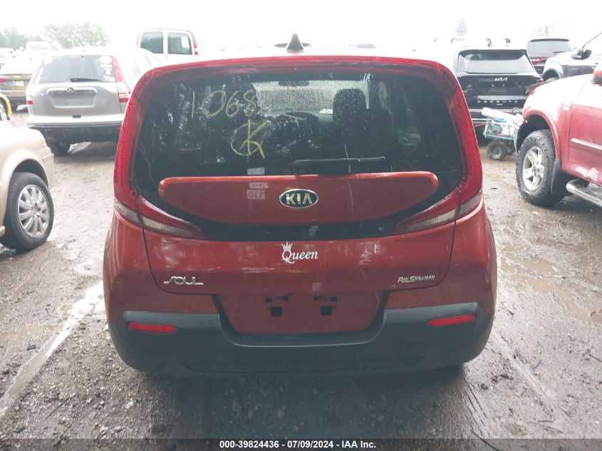 2020 Kia Soul Lx VIN: KNDJ23AU4L7106822 Lot: 39824436