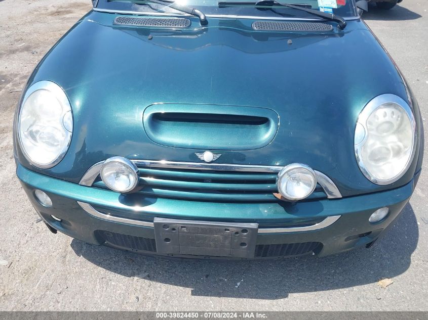 2007 Mini Cooper S VIN: WMWRH33527TJ43241 Lot: 39824450